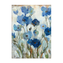 Abstracted Floral in Blue II