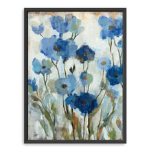 Abstracted Floral in Blue II