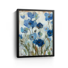 Abstracted Floral in Blue II