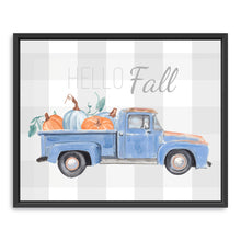 Blue Truck Pumpkin Hello Fall