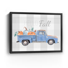 Blue Truck Pumpkin Hello Fall