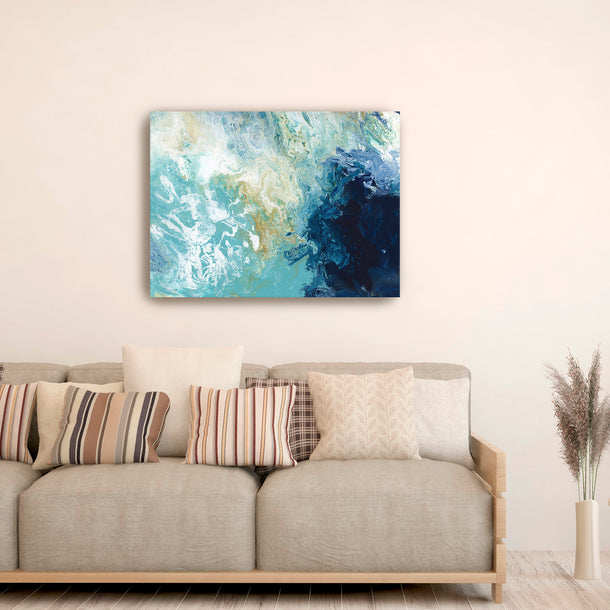 Ocean Flow Canvas Wall Art