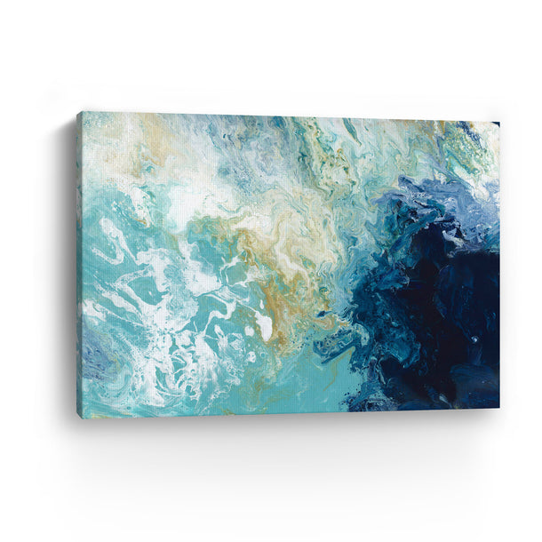 Ocean Flow Canvas Wall Art