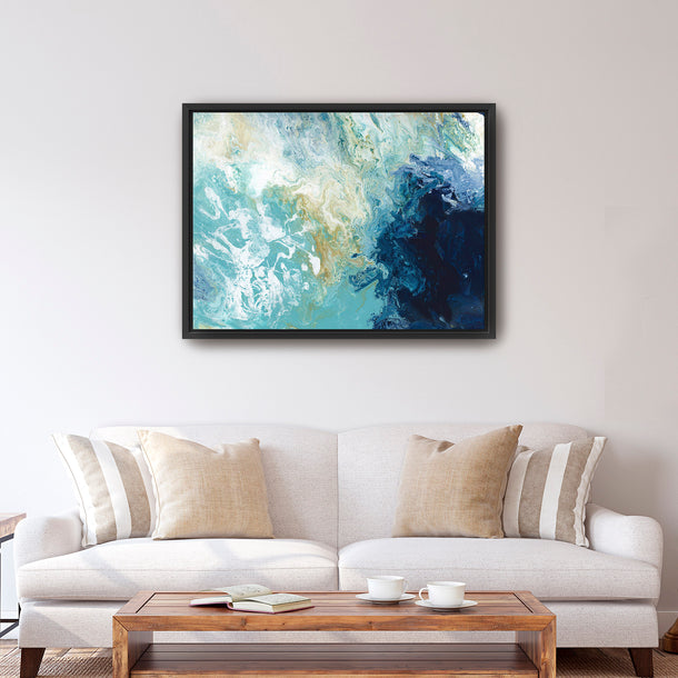 Ocean Flow Canvas Wall Art