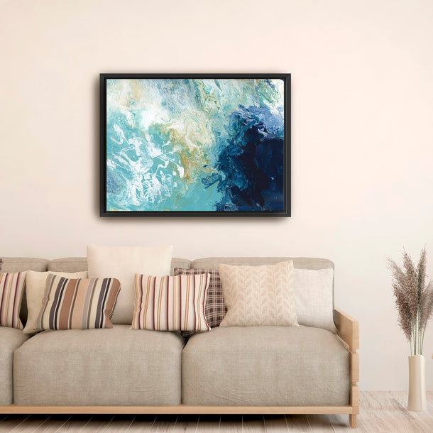 Ocean Flow Canvas Wall Art