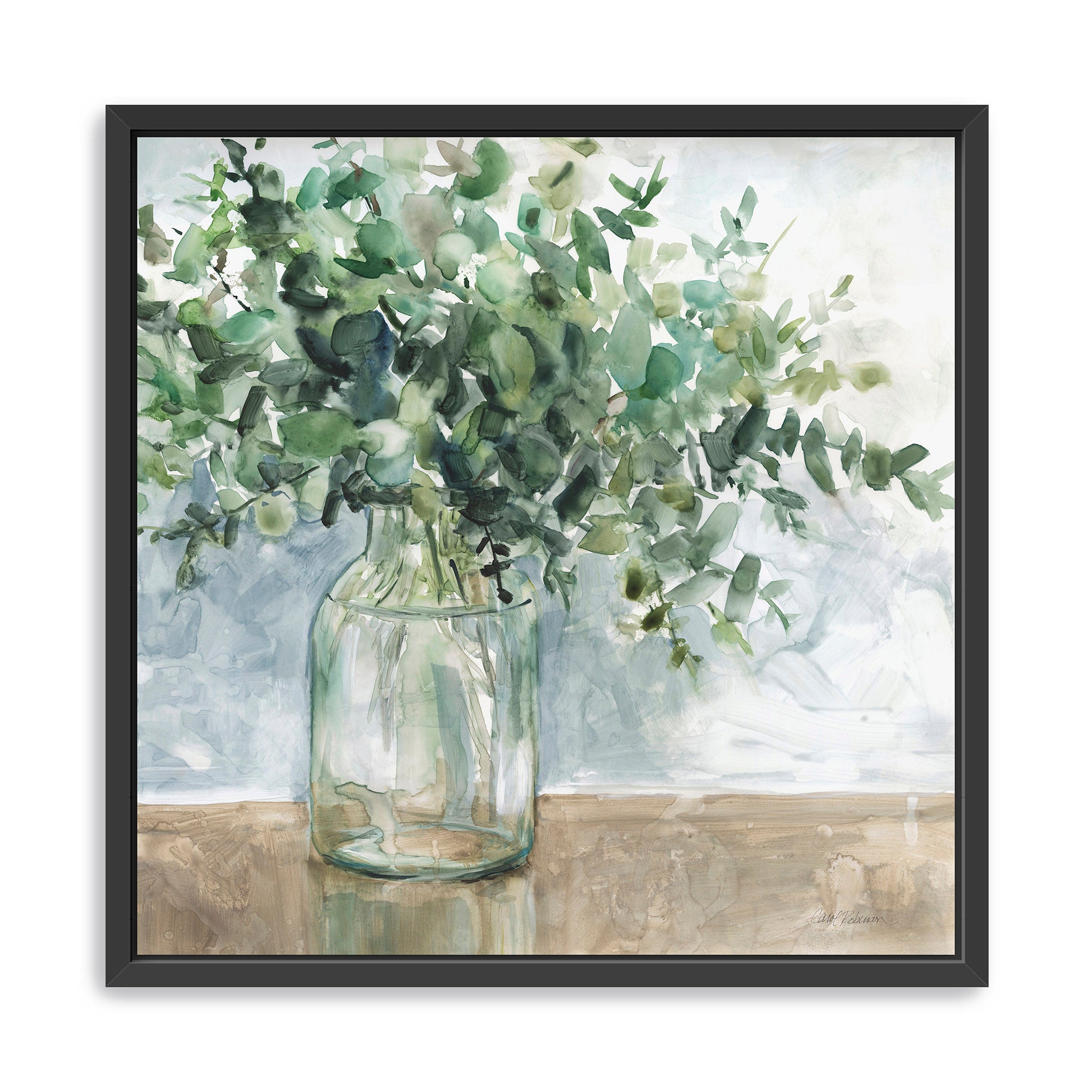 Eucalyptus Bouquet Canvas Wall Art