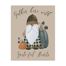 Gnome Pumpkin Grateful Hearts