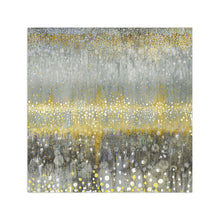 Rain Abstract I Yellow Gray