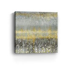 Rain Abstract I Yellow Gray