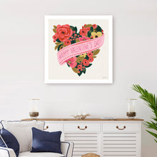 Floral Heart Happy Val