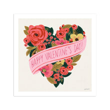 Floral Heart Happy Val