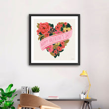 Floral Heart Happy Val