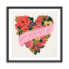 Floral Heart Happy Val