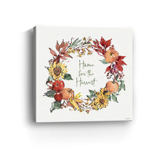 Leaf Wreath Home For the Harvest