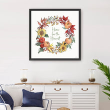 Leaf Wreath Home For the Harvest