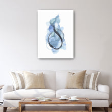 Abstract Watercolor in Blue