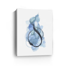 Abstract Watercolor in Blue
