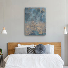 Blue Metallic Watercolor