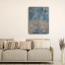 Blue Metallic Watercolor