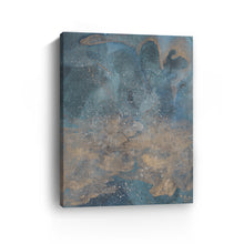 Blue Metallic Watercolor