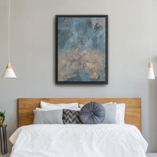 Blue Metallic Watercolor