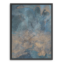 Blue Metallic Watercolor