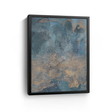 Blue Metallic Watercolor