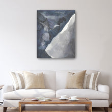 Abstract Blue And Gray Watercolor