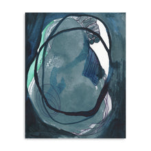 Dark Blue Modern Art