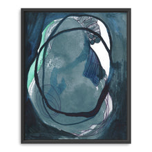 Dark Blue Modern Art