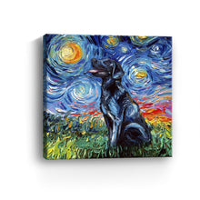 Black Labrador Canvas Wall Art