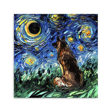 German Shepherd Canvas Wall Art