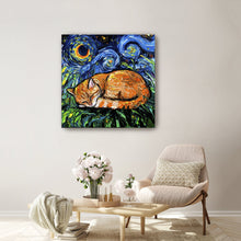 Orange Tabby Canvas Wall Art
