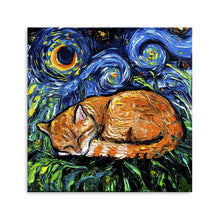 Orange Tabby Canvas Wall Art
