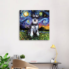 Schnauzer Canvas Wall Art