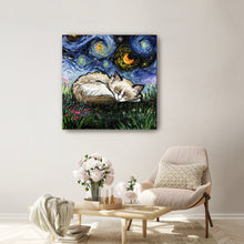 Sleepy Ragdoll Kitten Night