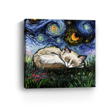 Sleepy Ragdoll Kitten Night