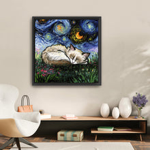 Sleepy Ragdoll Kitten Night