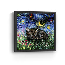 Sleepy Tabby Kitten Night