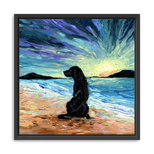 Beach Days - Black Labrador