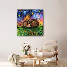 Sleepy Dachshund Pup Night