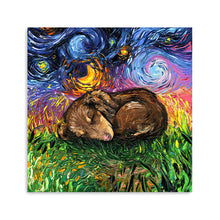 Sleepy Dachshund Pup Night