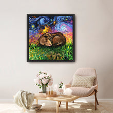 Sleepy Dachshund Pup Night