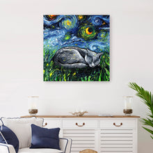 Sleepy Russian Blue Night