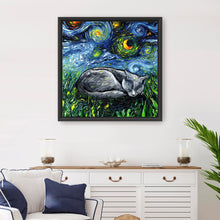 Sleepy Russian Blue Night