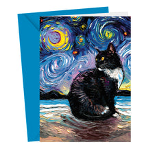 Tuxedo Cat Night I Greeting Cards (Pack of 150)