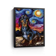 Black And Tan Dachshund Night 2