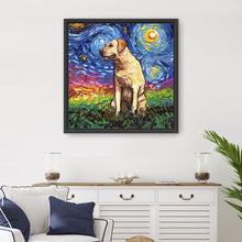 Yellow Labrador Night