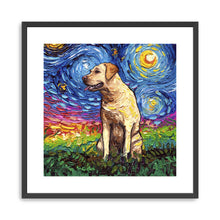 Yellow Labrador Night