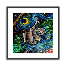 Sloth Starry Night